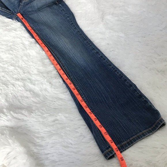 Tommy Hilfiger Hope Jeans Straight Mid-Rise Blue Denim Medium Wash Y2K Size 2 - Picture 14 of 16